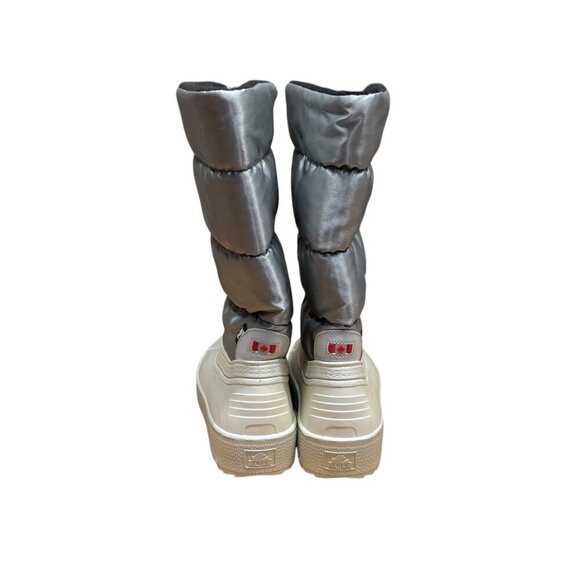 Pajar  Fay Tall Quilted Waterproof Silver Winter Boots US 7 NWOT - Picture 6 of 8